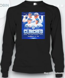 New York Yankees Clinched Postseason Mlb 2024 Unisex Shirt New York Yankees Clinched Postseason Mlb 2024 Unisex Shirt