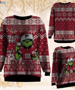 NFL Atlanta Falcons Grinch They Hate Us Because Aint US Sweatshirt, Sweater NFL Atlanta Falcons Grinch They Hate Us Because Aint US Sweatshirt, Sweater