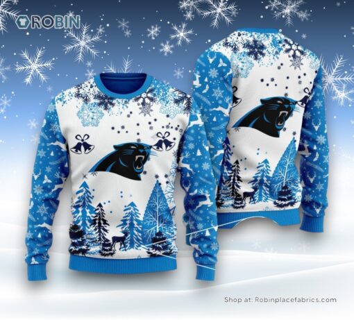 NFL Carolina Panthers Special Christmas Ugly Sweater and Sweatshirt Design