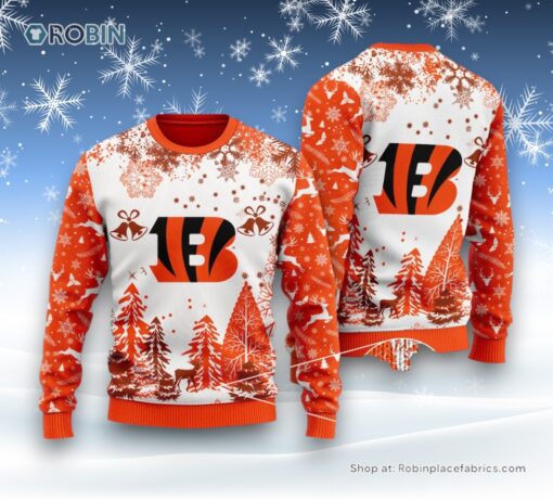NFL Cincinnati Bengals Special Christmas Ugly Sweater and Sweatshirt Design