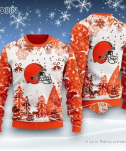 NFL Cleveland Browns Special Christmas Ugly Sweater and Sweatshirt Design NFL Cleveland Browns Special Christmas Ugly Sweater and Sweatshirt Design