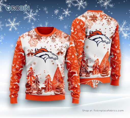 NFL Denver Broncos Special Christmas Ugly Sweater and Sweatshirt Design