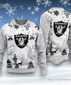 NFL Las Vegas Raiders Special Christmas Ugly Sweater and Sweatshirt Design NFL Las Vegas Raiders Special Christmas Ugly Sweater and Sweatshirt Design