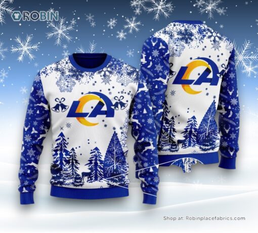 NFL Los Angeles Rams Special Christmas Ugly Sweater and Sweatshirt Design