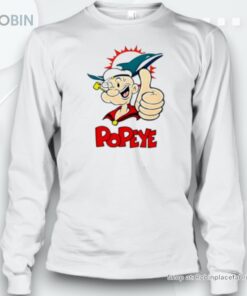 Nfl Miami Dolphins Popeye Unisex Shirt