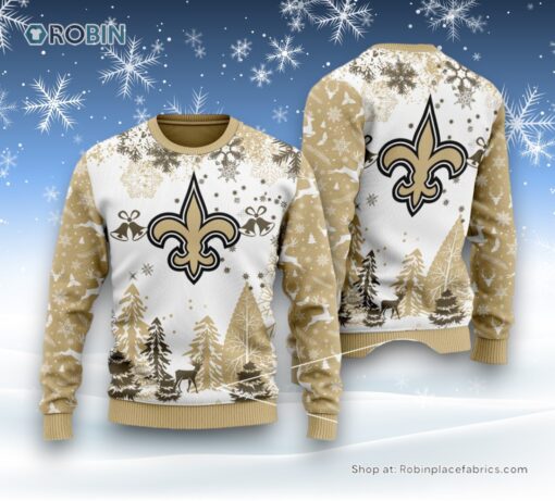 NFL New Orleans Saints Special Christmas Ugly Sweater and Sweatshirt Design
