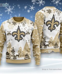 NFL New Orleans Saints Special Christmas Ugly Sweater and Sweatshirt Design NFL New Orleans Saints Special Christmas Ugly Sweater and Sweatshirt Design