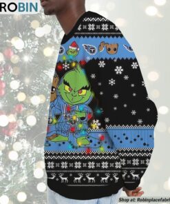 NFL Tennessee Titans Baby Groot And Grinch Best Friends Ugly Christmas Sweatshirt & Sweater NFL Tennessee Titans Baby Groot And Grinch Best Friends Ugly Christmas Sweatshirt & Sweater