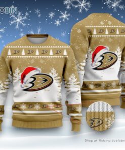 NHL Anaheim Ducks Special Christmas Design Ugly Sweater and Sweatshirt