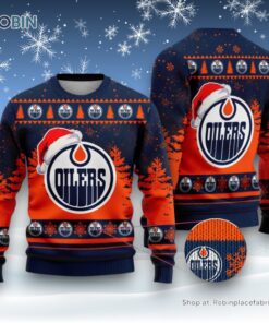 NHL Edmonton Oilers Special Christmas Design Ugly Sweater and Sweatshirt