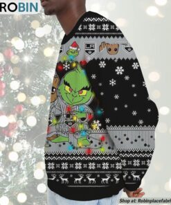 NHL Los Angeles Kings Baby Groot And Grinch Best Friends Ugly Christmas Sweatshirt & Sweater NHL Los Angeles Kings Baby Groot And Grinch Best Friends Ugly Christmas Sweatshirt & Sweater