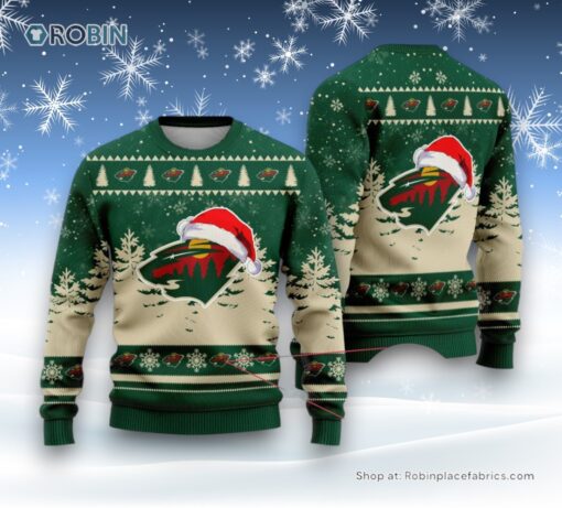 NHL Minnesota Wild Special Christmas Design Ugly Sweater and Sweatshirt