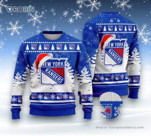 NHL New York Rangers Special Christmas Design Ugly Sweater and Sweatshirt