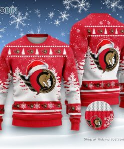 NHL Ottawa Senators Special Christmas Design Ugly Sweater and Sweatshirt NHL Ottawa Senators Special Christmas Design Ugly Sweater and Sweatshirt