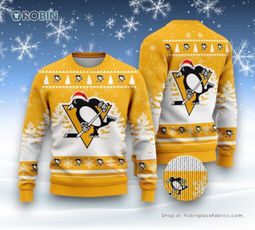 NHL Pittsburgh Penguins Special Christmas Design Ugly Sweater and Sweatshirt