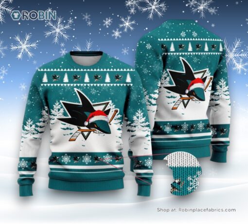 NHL San Jose Sharks Special Christmas Design Ugly Sweater and Sweatshirt