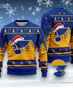 NHL St. Louis Blues Special Christmas Design Ugly Sweater and Sweatshirt