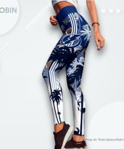 NHL Tampa Bay Lightning Summer Flower High Waisted Leggings For Women, Lightning Unique Gifts NHL Tampa Bay Lightning Summer Flower High Waisted Leggings For Women, Lightning Unique Gifts