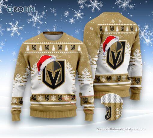 NHL Vegas Golden Knights Special Christmas Design Ugly Sweater and Sweatshirt