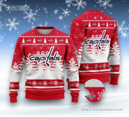 NHL Washington Capitals Special Christmas Design Ugly Sweater and Sweatshirt