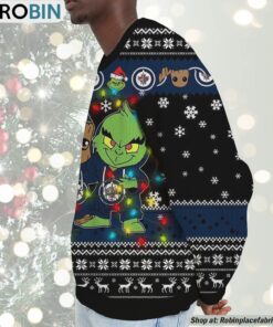 NHL Winnipeg Jets Baby Groot And Grinch Best Friends Ugly Christmas Sweatshirt & Sweater NHL Winnipeg Jets Baby Groot And Grinch Best Friends Ugly Christmas Sweatshirt & Sweater