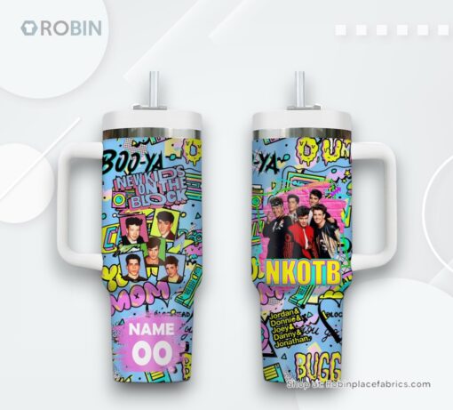 NKOTB Music Custom Stanley Cup 40 OZ Tumbler