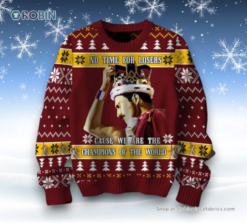 No Time For Losers Cause We Are The Champions Of The World The Man The Myth The Legend Elvis Presley 1946   1991 Sweater and Sweatshirt