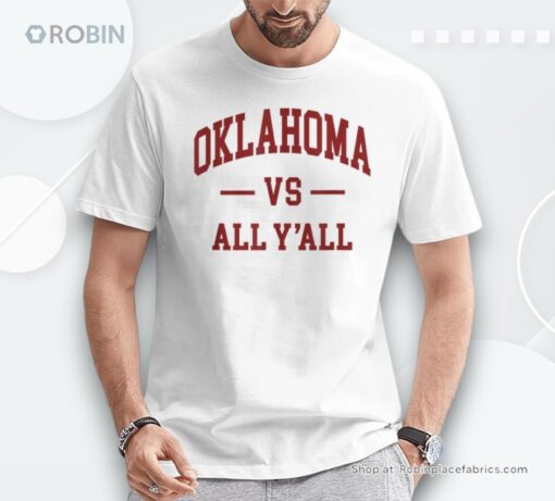 Oklahoma Vs All Y’all Throwback Classic Shirt