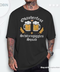 Oktoberfest Schitzengiggles Squad German Bavarian Women Shirt