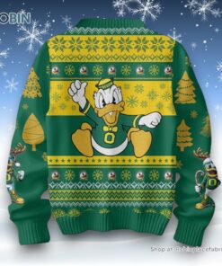 Oregon Ducks Mascot Ugly Sweater and Sweatshirt Oregon Ducks Mascot Ugly Sweater and Sweatshirt