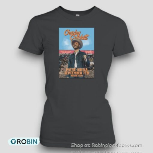 Original Charley Crockett September 7, 2024 In Hidalgo, TX Tour Poster Unisex Shirt