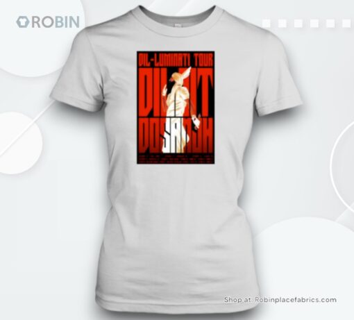 Original Dil Luminati European Tour 2024 Diljit Dosanjh Poster Unisex Shirt