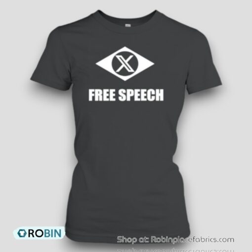 Original Eduardo Bolsonaro Wearing X Free Speech Unisex Shirt