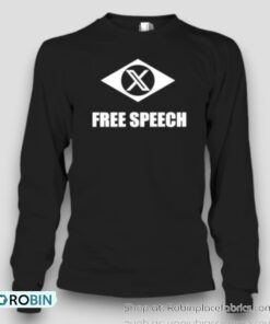 Original Eduardo Bolsonaro Wearing X Free Speech Unisex Shirt