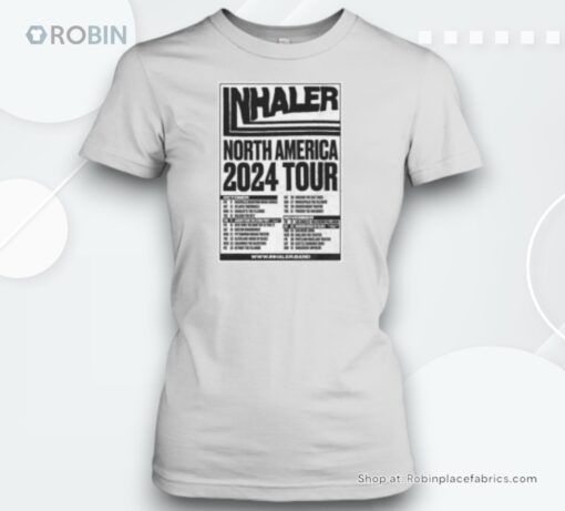 Original Inhaler North America 2024 Tour Poster Unisex Shirt