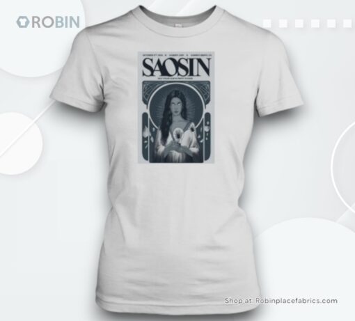 Original October 11th 2024 Garden Amp Garden Grove, Ca Saosin Concert Poster Unisex Shirt