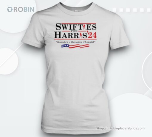 Original Swifties For Harris 24 Kamala’s A Relaxing Thought Unisex Shirt
