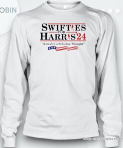 Original Swifties For Harris 24 Kamala’s A Relaxing Thought Unisex Shirt