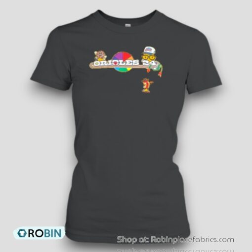 Orioles ’24 Baltimore Orioles Cartoon Style Unisex Shirt
