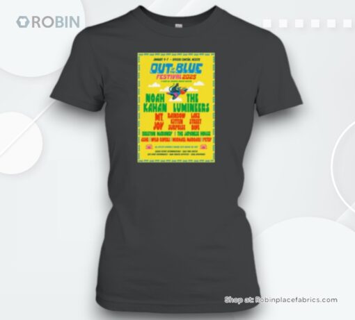 Out Of The Blue Festival Jan 4 7 2025 Riviera Cancun Mexico Poster Unisex Shirt
