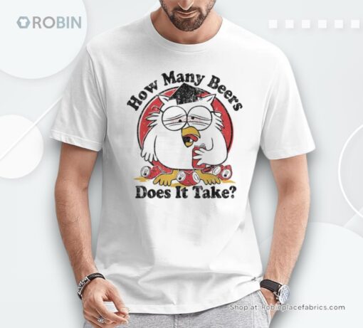 Owl How Many Beers Does It Take Shirt