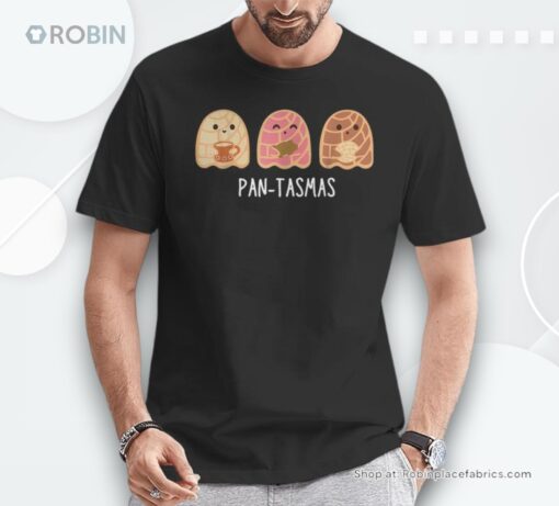 Pan Tasmas Pantasmas Ghost Spooky Conchas Mexican Ghost Shirt