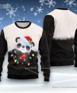 Panda Cup Ugly Christmas Sweater
