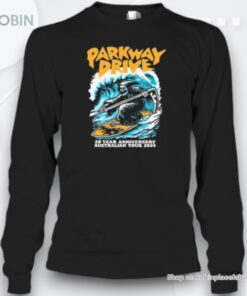 Parkway Drive 20 Year Anniversary Tour 2024 Surfing Reaper Unisex Shirt