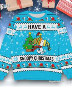 Peanuts Merry Christmas Snoopy Ugly Sweater and Sweatshirt