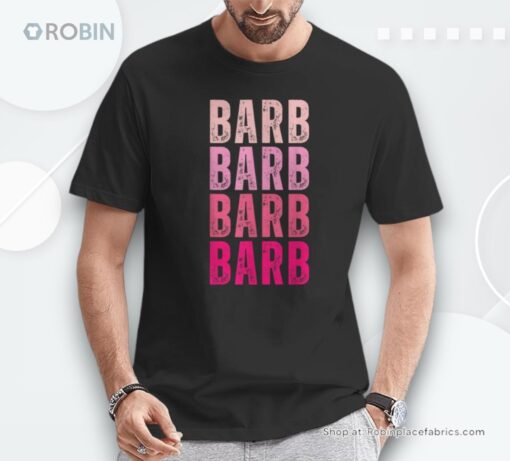 Personalized Name Barb I Love Barb Vintage Shirt