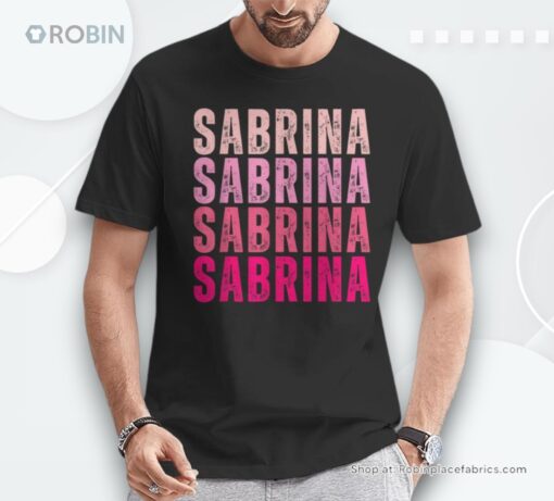 Personalized Name Sabrina I Love Sabrina Vintage Shirt
