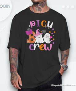 Picu Boo Crew Halloween Matching For Picu Nurses Shirt