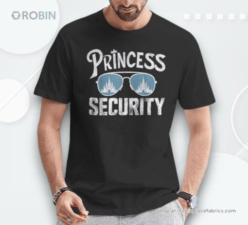 Princess Security Protection Birthday Party Matching Family Shirt