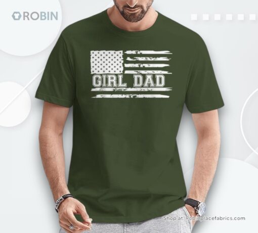 Proud Dad Of Girls Father Of Girls For Dad Xmas Fathers Day Shirt